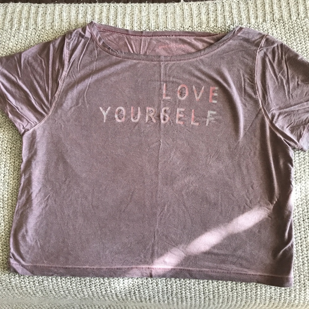 Good hYOUman crop tshirt